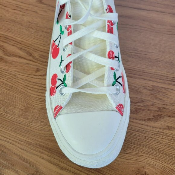 ✨Converse Chuck Taylor All Star Lift Platform Sz 9 Womens Shoes Cherries A08096C - Picture 9 of 10